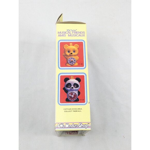 Vtg Little Wonders Shop Musical Friends Panda Bear Clock Pull String Baby Toy - Picture 12 of 15